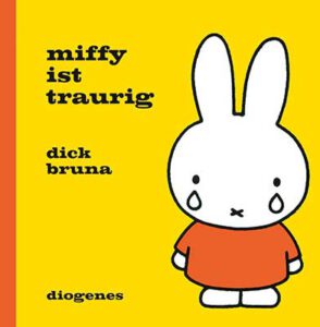 Dick Bruna Miffy auf dem ist traurig